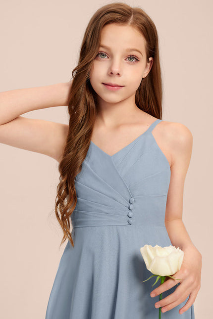 Robe Demoiselle D'Honneur Verte Éthérée - gallery 4