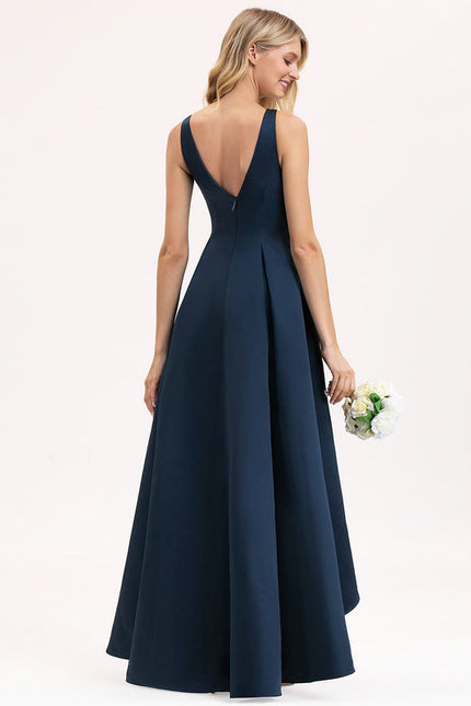 Robe Demoiselle D'Honneur Satinée Aérienne - gallery 1