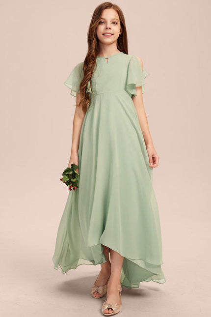 Robe Demoiselle D'Honneur Nuit Marine Fluide - gallery 3