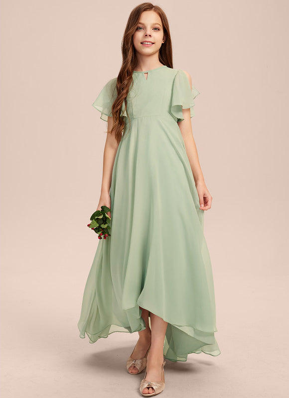 Robe Demoiselle D'Honneur Nuit Marine Fluide - gallery 3