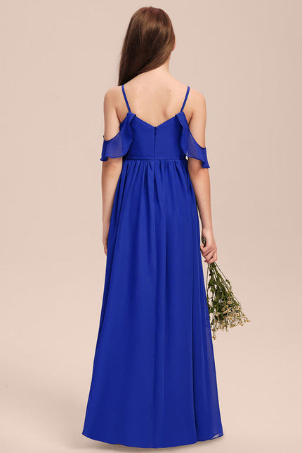 Robe Demoiselle D'Honneur Flottante Cerise - gallery 7