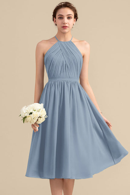 Robe Courte Demoiselle D'Honneur Femme