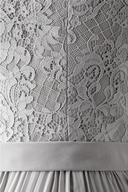 Robe Demoiselle D'Honneur Perle Grise - gallery 7