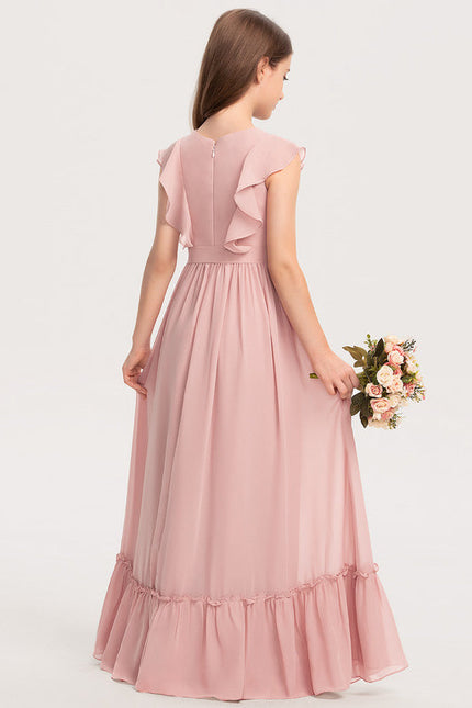 Robe Demoiselle D'Honneur Enfant Élégante - gallery 3