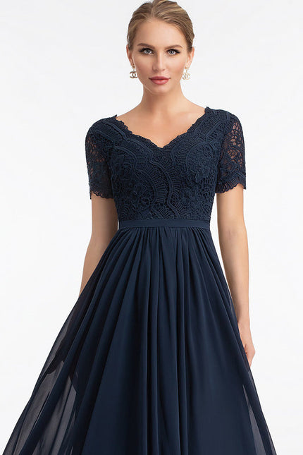 Robe Demoiselle D'Honneur Fluide Rose Pâle - gallery 4