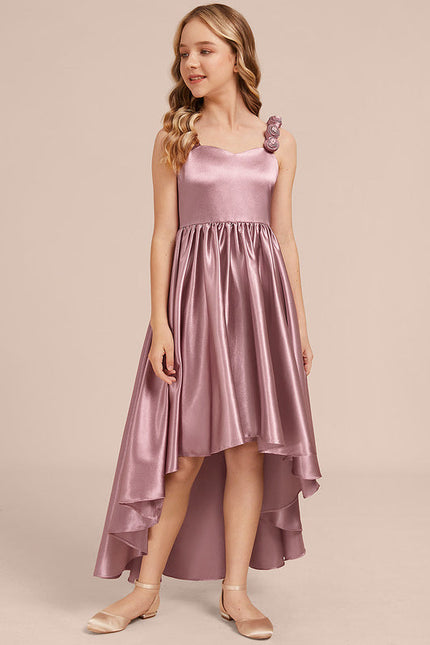 Robe Demoiselle D'Honneur Satinée Chic - gallery 3