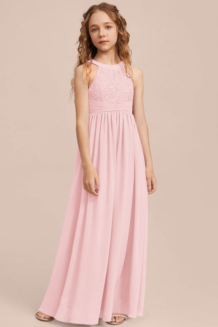 Robe Demoiselle D'Honneur Aérienne Rose - gallery 4