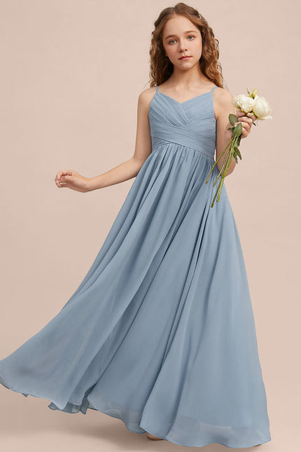 Robe Demoiselle D'Honneur Verte Éthérée - gallery 5