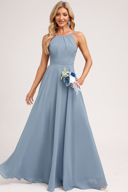 Robe Demoiselle D'Honneur Florale Légère