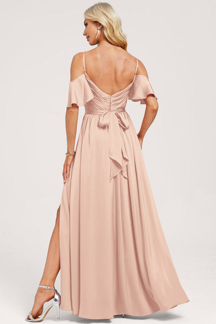 Robe Demoiselle D'Honneur Chuchotement De Satin - gallery 1