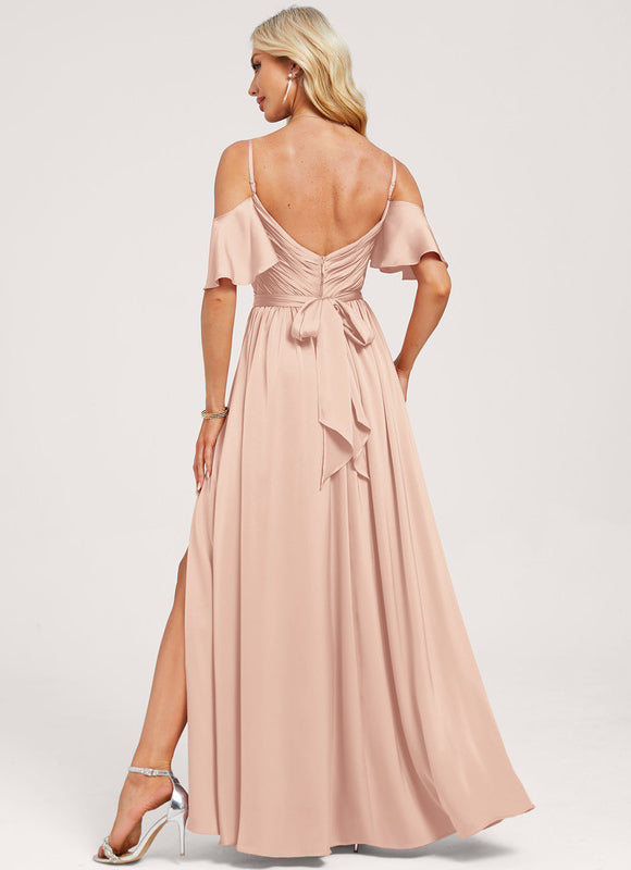 Robe Demoiselle D'Honneur Chuchotement De Satin - gallery 1