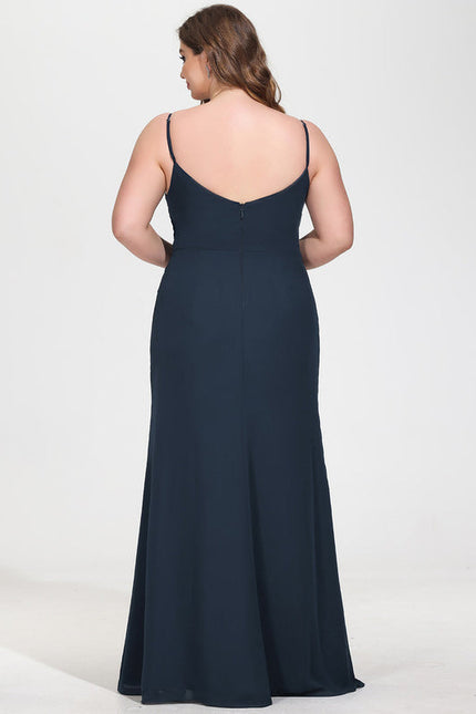Robe Demoiselle D'Honneur Bleu Nuit - gallery 9