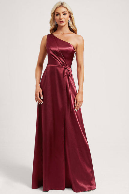 Robe Demoiselle D'Honneur Fluide Argentée - gallery 1