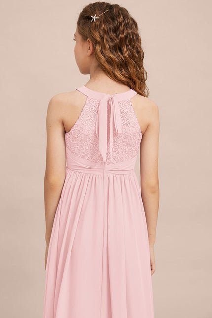 Robe Demoiselle D'Honneur Aérienne Rose - gallery 3