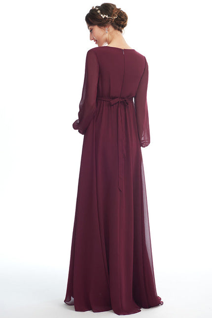 Robe Demoiselle D'Honneur Maternité Élégante - gallery 1