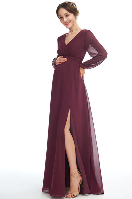 Robe Demoiselle D'Honneur Maternité Élégante