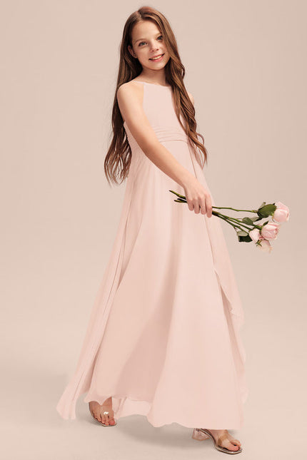 Robe Demoiselle D'Honneur Flottante Prune