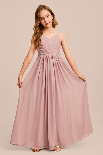 Robe Demoiselle D'Honneur Verte Éthérée - gallery 1