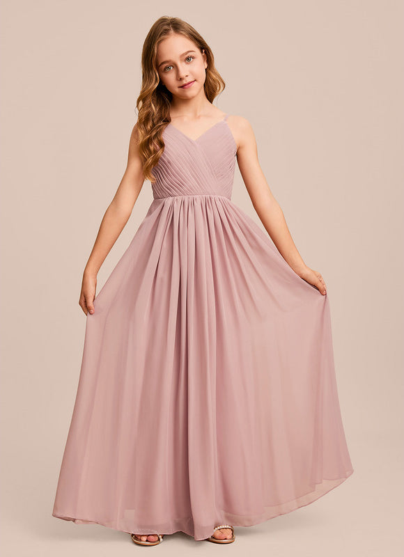 Robe Demoiselle D'Honneur Verte Éthérée - gallery 1