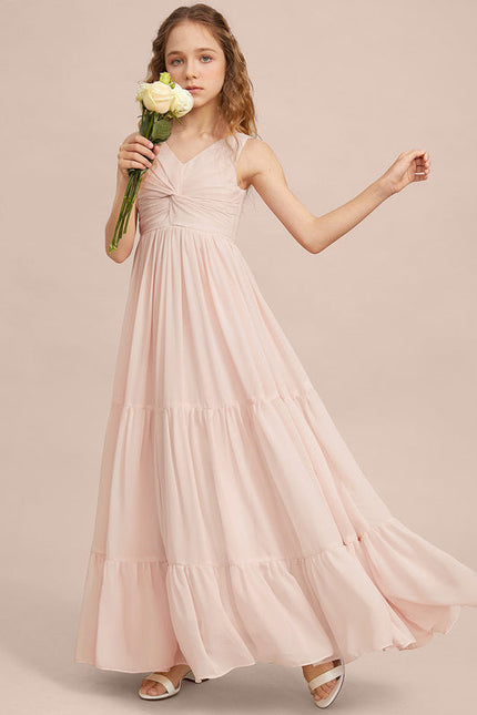 Robe Demoiselle D'Honneur Verte Éthérée