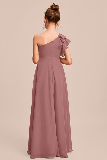 Robe Demoiselle D'Honneur Vert Poudré Élégant - gallery 1