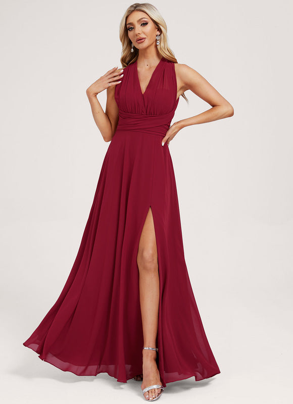 Robe Demoiselle D'Honneur Asymétrique - gallery 5