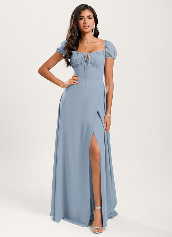 Robe Demoiselle D'Honneur Fluide Mint - gallery 2