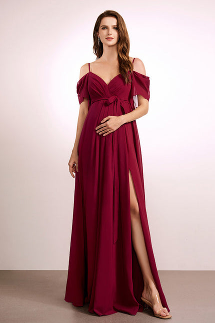 Robe Demoiselle D'Honneur Maternité Élégante - gallery 1