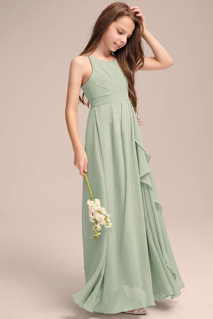 Robe Demoiselle D'Honneur Volante Prune - gallery 4