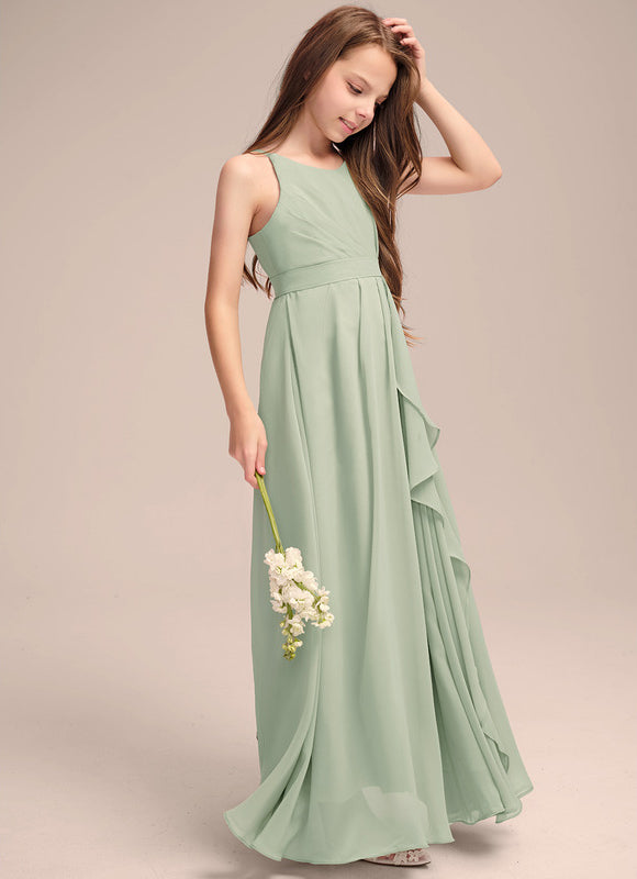 Robe Demoiselle D'Honneur Volante Prune - gallery 4