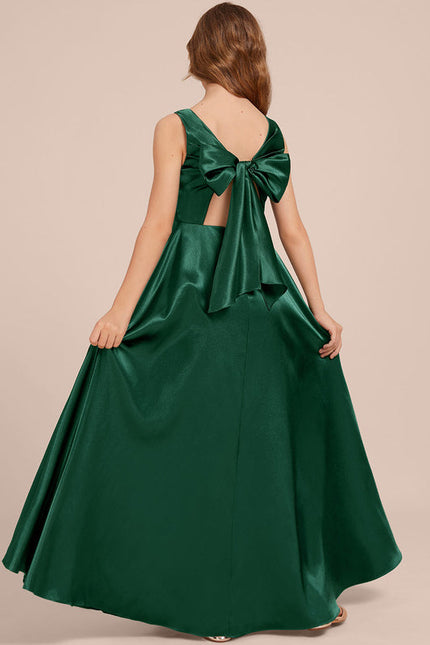 Robe Demoiselle D'Honneur Satinée Junior Chic - gallery 4