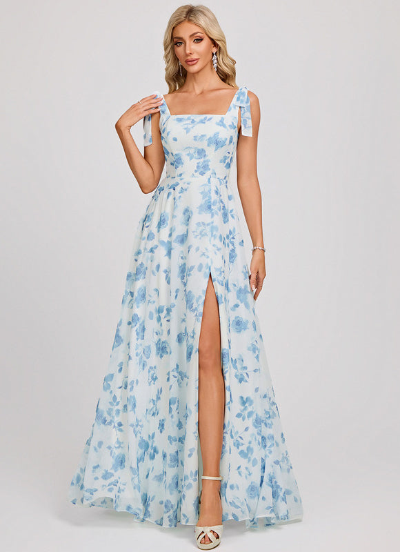 Robe Longue Pastel Demoiselle D'Honneur - gallery 2