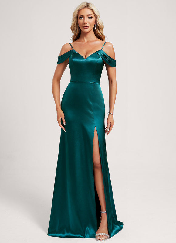 Robe Vert Sapin Demoiselle D'Honneur