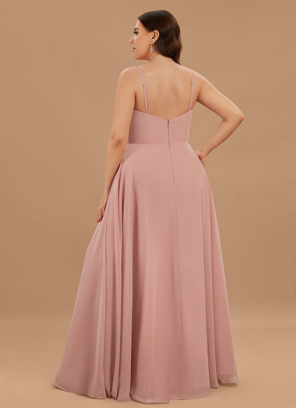 Robe Demoiselle D'Honneur Élégante Bordeaux - gallery 9