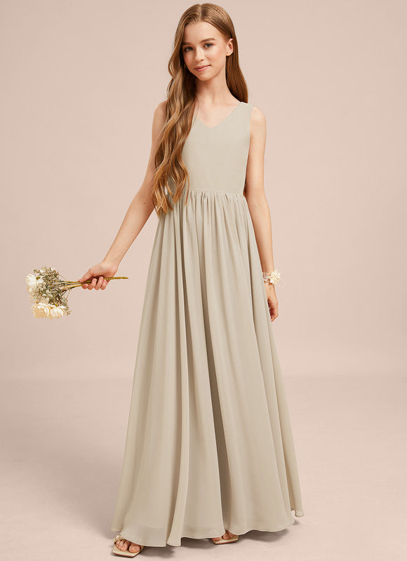 Robe Demoiselle D'Honneur Mousseline Douce