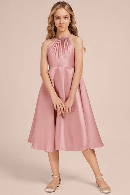 Robe Demoiselle D'Honneur Satin Fluide - gallery 2