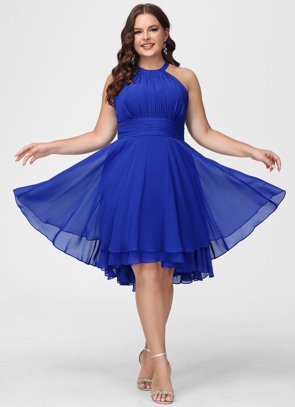 Robe Demoiselle D'Honneur Trapèze Fluidité Élégante - gallery 9