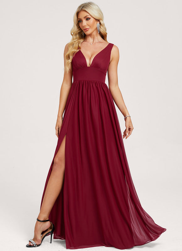 Robe Demoiselle D'Honneur Longue Chic - gallery 2