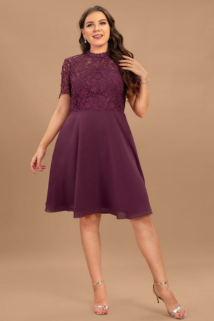 Robe Demoiselle D'Honneur Violet Envoûtant - gallery 9