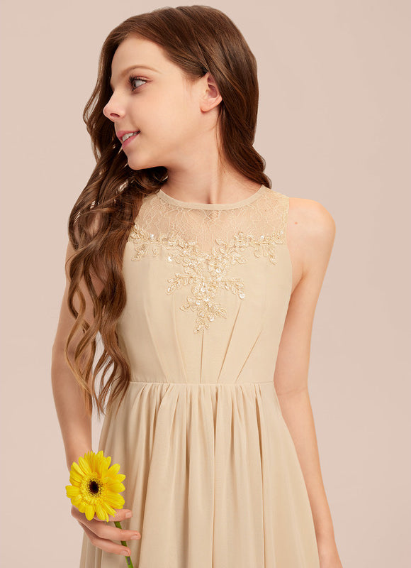 Robe Demoiselle D'Honneur Élégante Enfantine - gallery 2