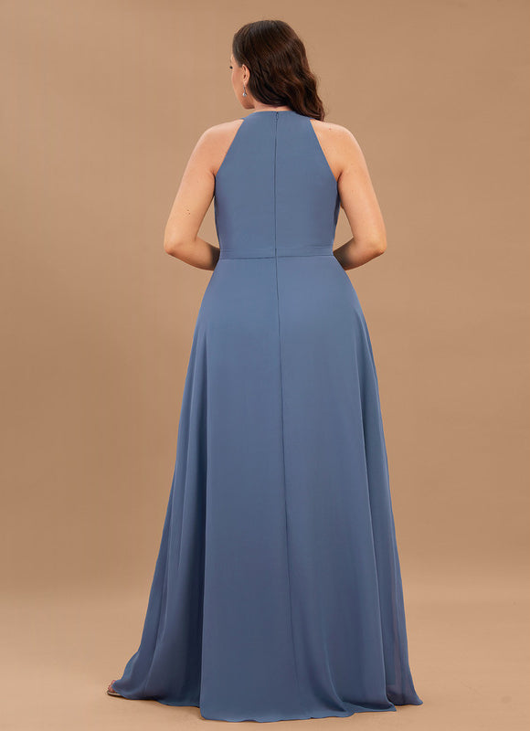 Robe Demoiselle D'Honneur Émeraude Fluide - gallery 6