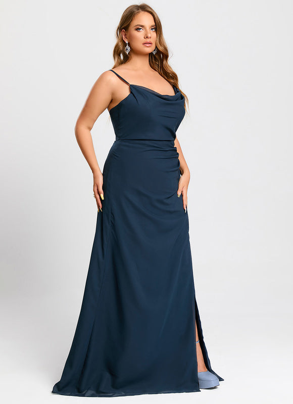 Robe Longue Fluide Demoiselle D'Honneur - gallery 9