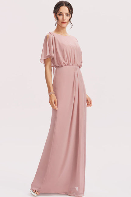 Robe Demoiselle D'Honneur Fluidité Rosée - gallery 1