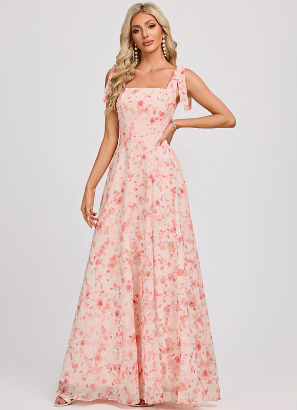 Robe Longue Pastel Demoiselle D'Honneur - gallery 2