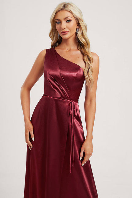 Robe Demoiselle D'Honneur Fluide Argentée - gallery 3