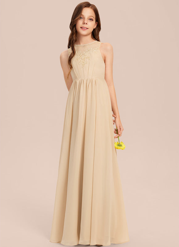 Robe Demoiselle D'Honneur Élégante Enfantine - gallery 6