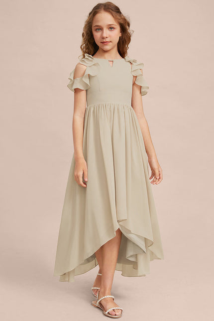 Robe Demoiselle D'Honneur Nuit Marine Fluide - gallery 4