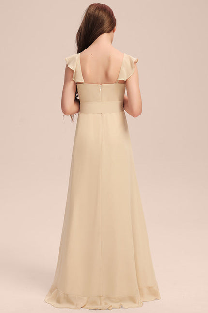 Robe Demoiselle D'Honneur Mousseline Junior - gallery 2