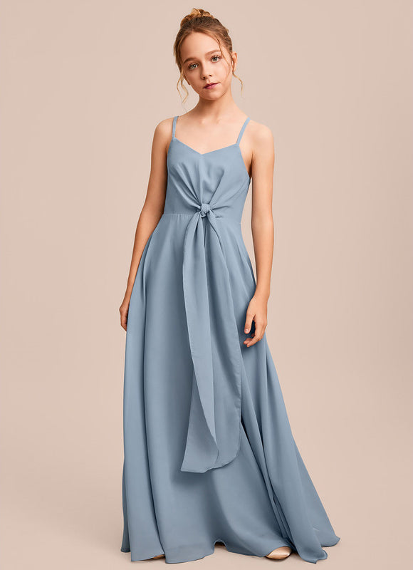 Robe Demoiselle D'Honneur Verte Éthérée