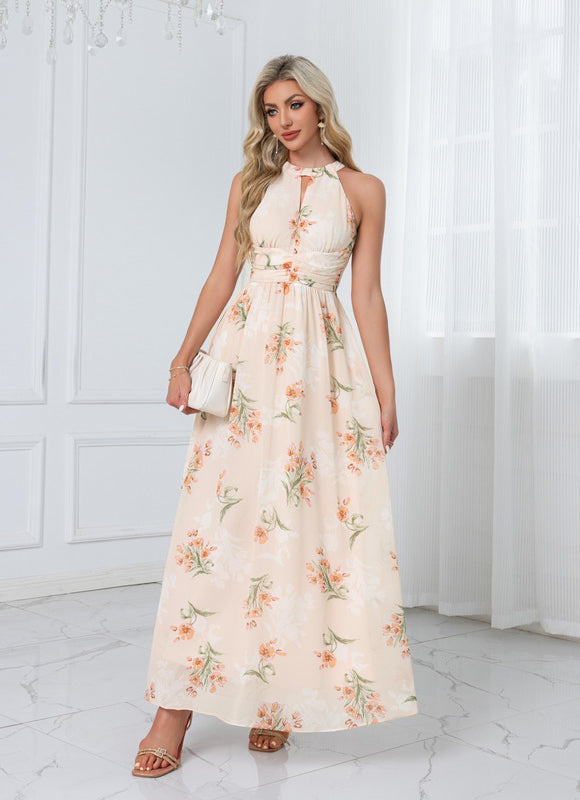 Robe Demoiselle D'Honneur Florale Légère - gallery 6